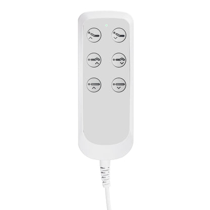 ActiveShop Elektrischer Kosmetikstuhl 2240K Eclipse 3 Motor weiß mit Wiege