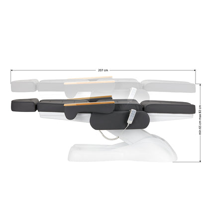 ActiveShop Elektrischer Kosmetikstuhl SILLON Lux 273b 3sil. 2 Qual. grau
