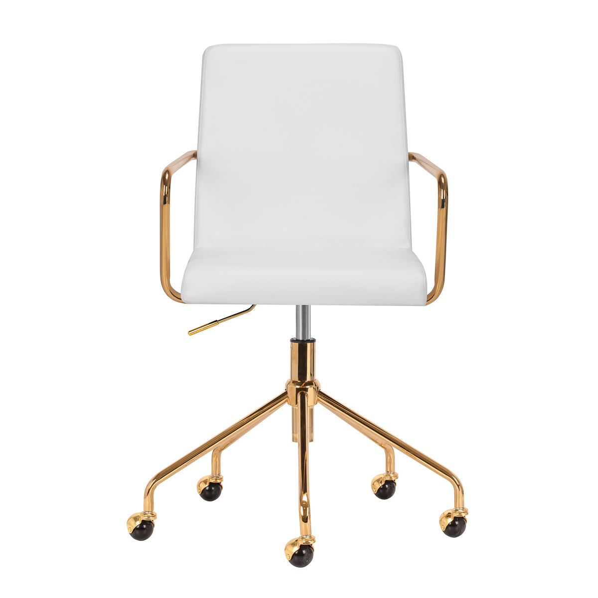 ActiveShop Kosmetikstuhl QS-OF211G gold creme-grau