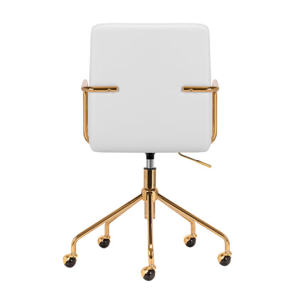 ActiveShop Kosmetikstuhl QS-OF211G gold creme-grau