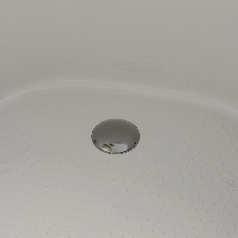Home Deluxe Seniorenbadewanne liegend mit Whirlpoolfunktion VITAL M -  153 x 76 cm Rechts