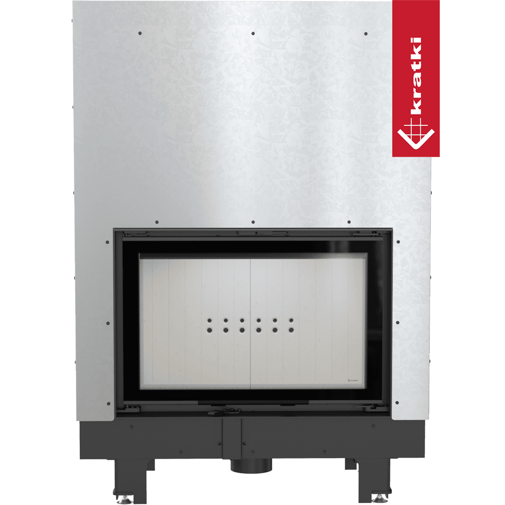 Kratki Wasserführender Kamineinsatz KRATKI MBO 15 kW Ø 200 mit Schiebetür