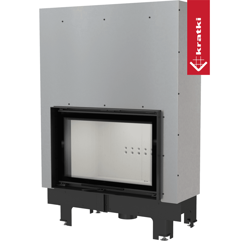 Kratki Wasserführender Kamineinsatz KRATKI MBO 15 kW Ø 200 mit Schiebetür