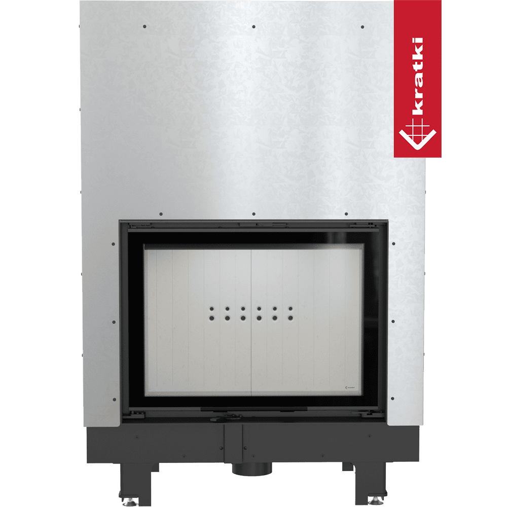 Kratki Wasserführender Kamineinsatz KRATKI MBA 17 kW Ø 200 mit Schiebetür