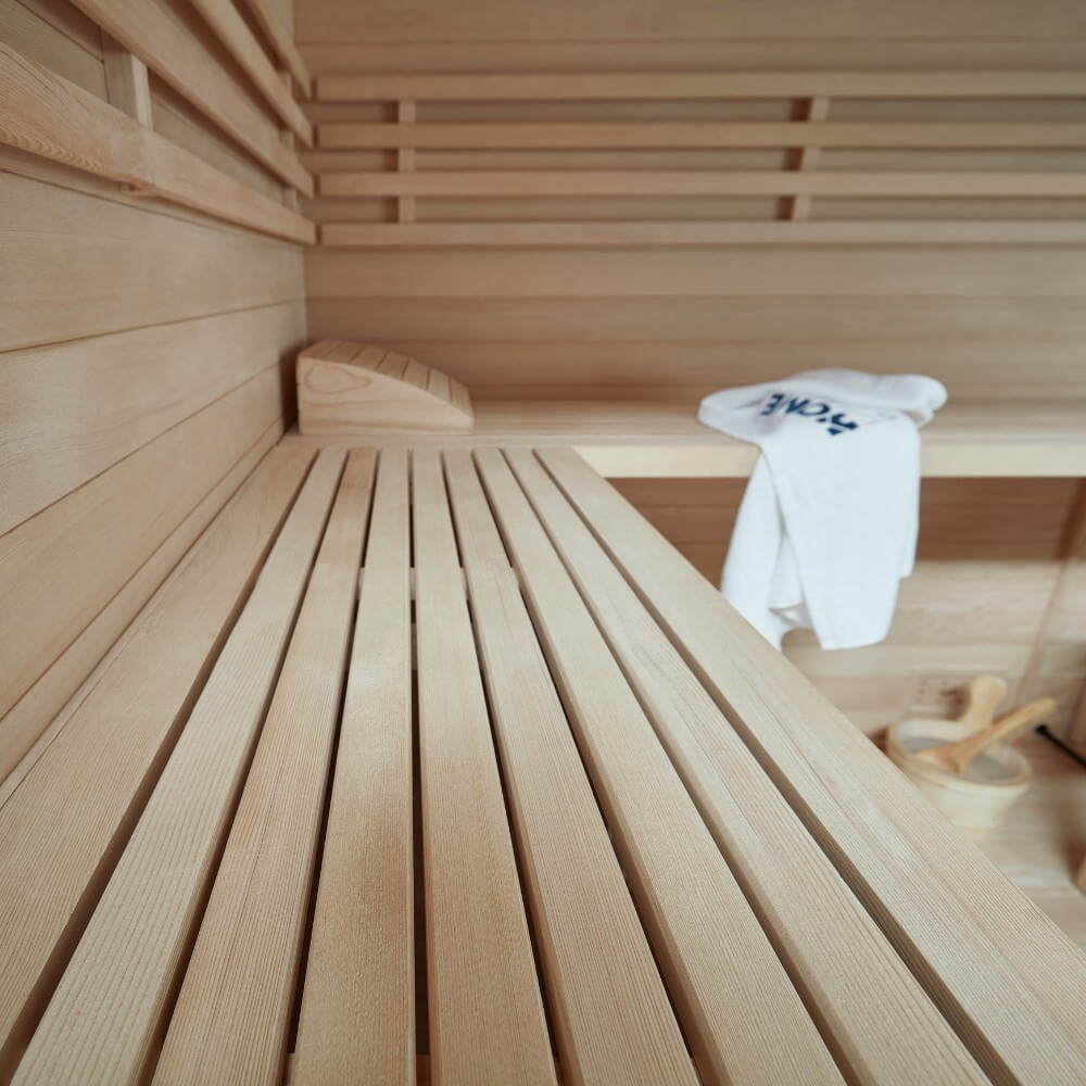 Home Deluxe Traditionelle Sauna SKYLINE BIG XL - 200 x 200 cm für 6 Personen
