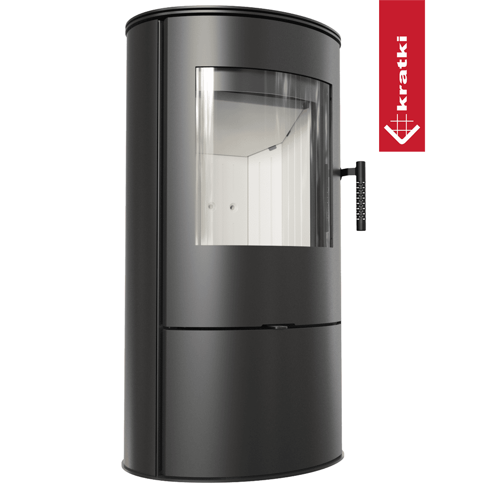 Kratki Kaminofen aus Stahl KRATKI ROLLO Ø 150 7 kW