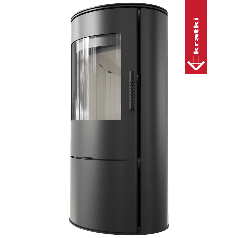 Kratki Kaminofen aus Stahl KRATKI ROLLO Ø 150 7 kW