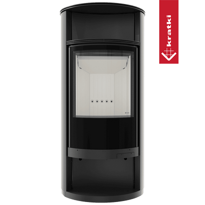 Kratki Kaminofen aus Stahl KRATKI RUNA Ø 150 8 kW