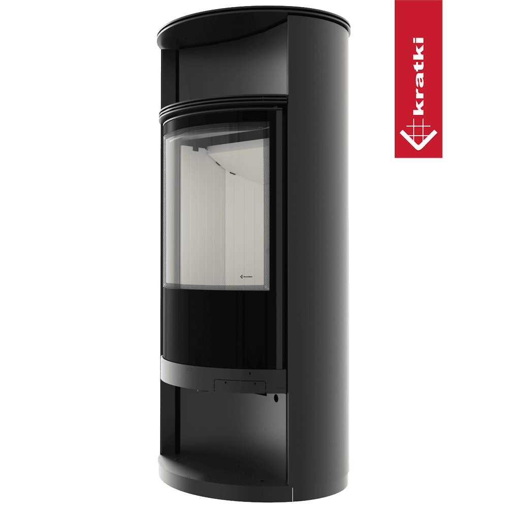 Kratki Kaminofen aus Stahl KRATKI RUNA Ø 150 8 kW