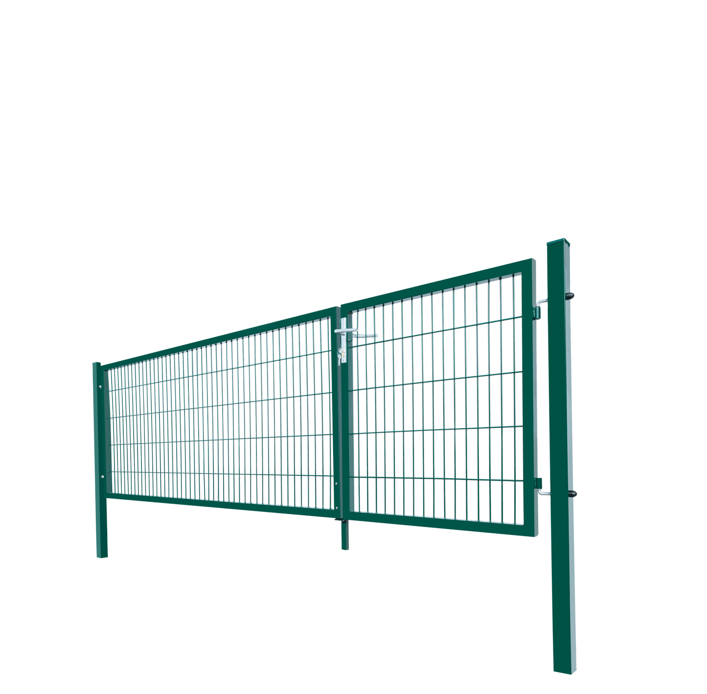 Home Deluxe Doppelflügel Gartentor ADITUS - 200 x 350 cm Grün