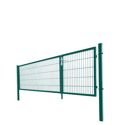 Home Deluxe Doppelflügel Gartentor ADITUS - 200 x 350 cm Grün