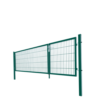 Home Deluxe Doppelflügel Gartentor ADITUS - 140 x 350 cm Grün