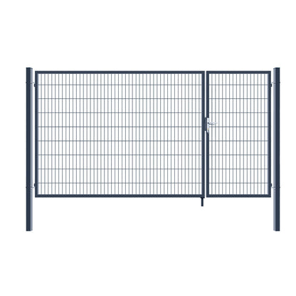 Home Deluxe Doppelflügel Gartentor ADITUS - 180 x 350 cm Anthrazit