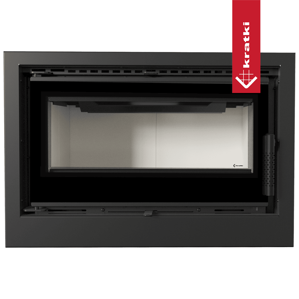 Kratki Kamin-Kassette KRATKI ARKE 70 8 kW Ø 150 mit Türfeder