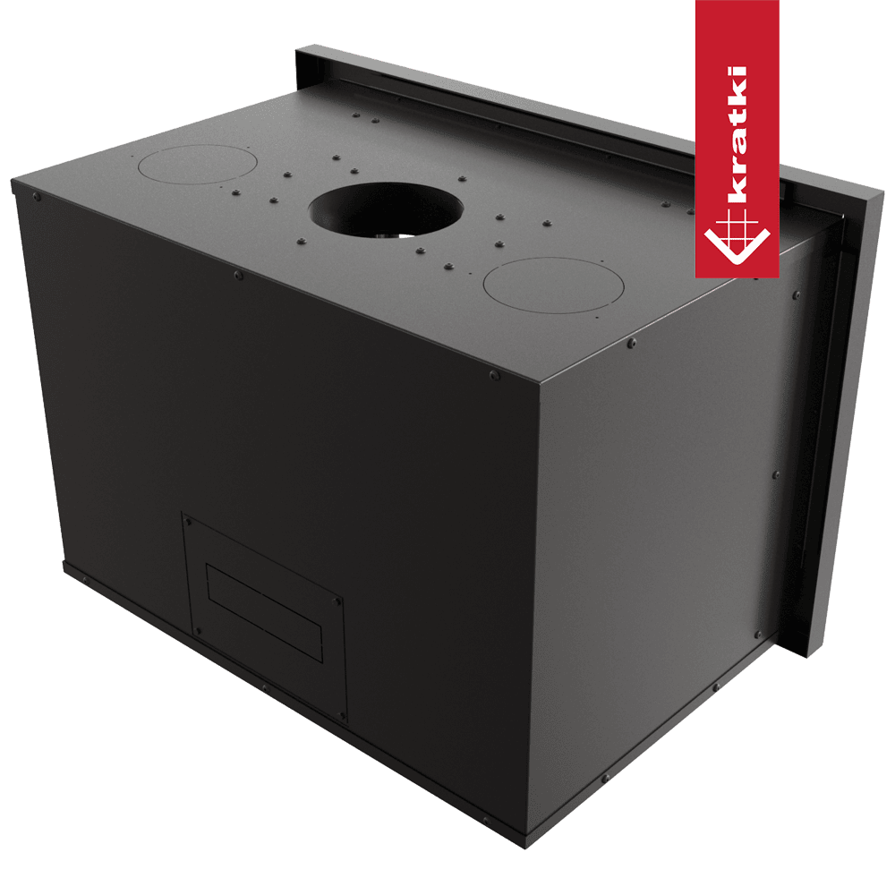 Kratki Kamin-Kassette KRATKI ARKE 70 8 kW Ø 150 mit Türfeder