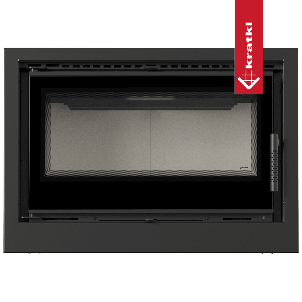 Kratki Kamin-Kassette KRATKI ARKE 75 8 kW Ø 150 mit Türfeder