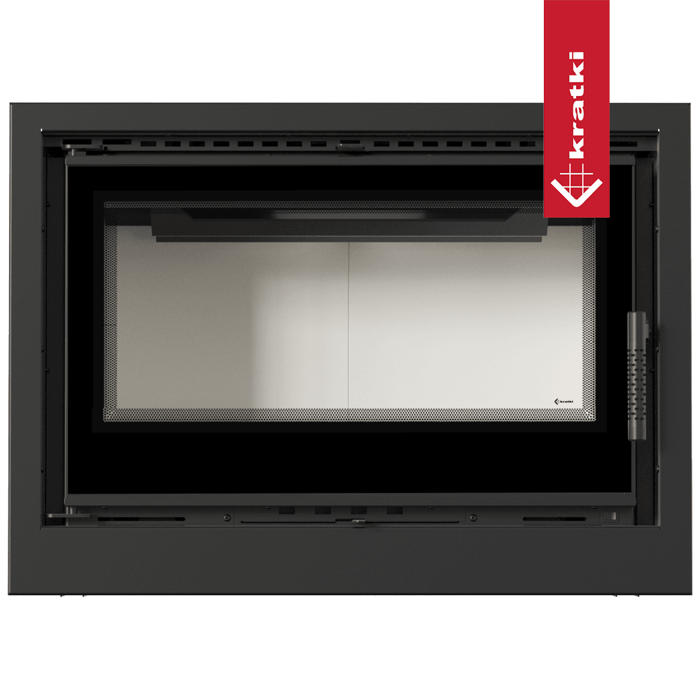 Kratki Kamin-Kassette KRATKI ARKE 80 12 kW Ø 200 mit Türfeder