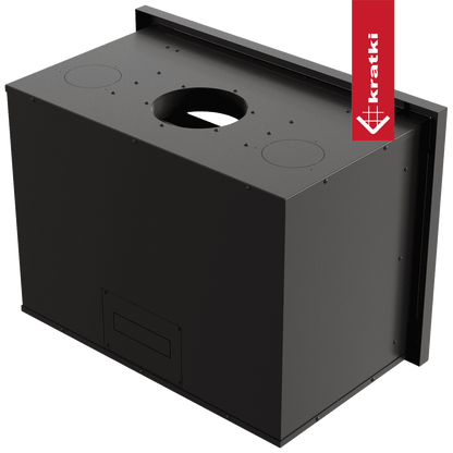 Kratki Kamin-Kassette KRATKI ARKE 80 12 kW Ø 200 mit Türfeder