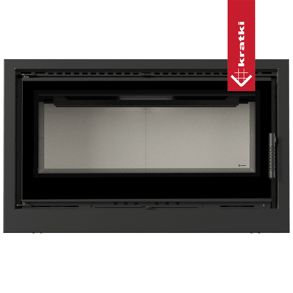 Kratki Kamin-Kassette KRATKI ARKE 95 14 kW Ø 200 mit Türfeder