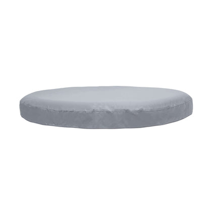 Home Deluxe Outdoor Whirlpool aufblasbar SPLASH inkl. Abdeckung - Ø208 cm 6 Personen Uni Grau