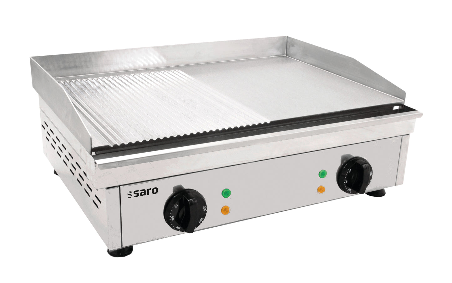 SARO Griddleplatte gerillt + glatt, FRY TOP GM 610 M