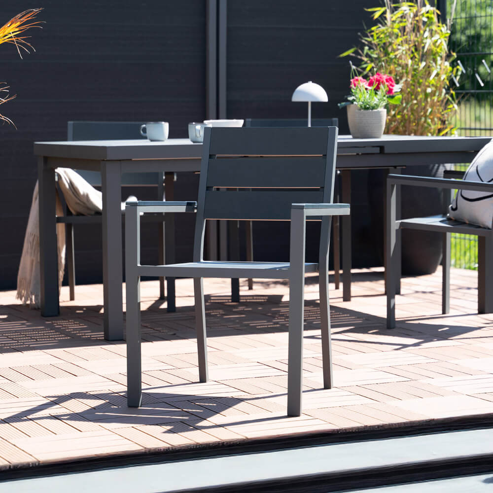 Home Deluxe Gartenstuhl MADERA - 5 Stück