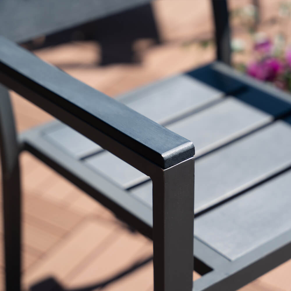 Home Deluxe Gartenstuhl MADERA - 8 Stück