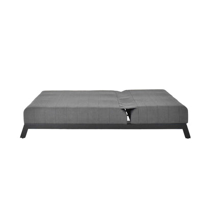 Home Deluxe Sonnenliege für 2 mit verstellbarer Rückenlehne VALENCIA - 203 x 144 cm Anthrazit