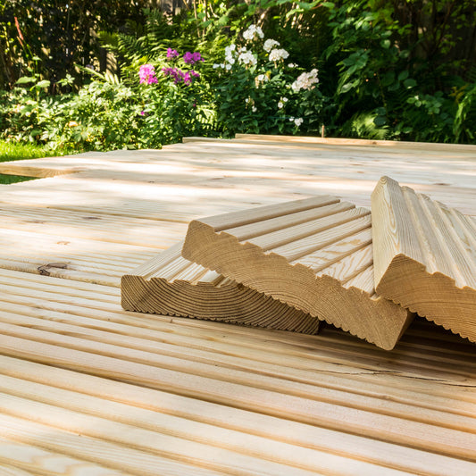 Home Deluxe Terrassendielen Lärche Holz ARIS - 20m²