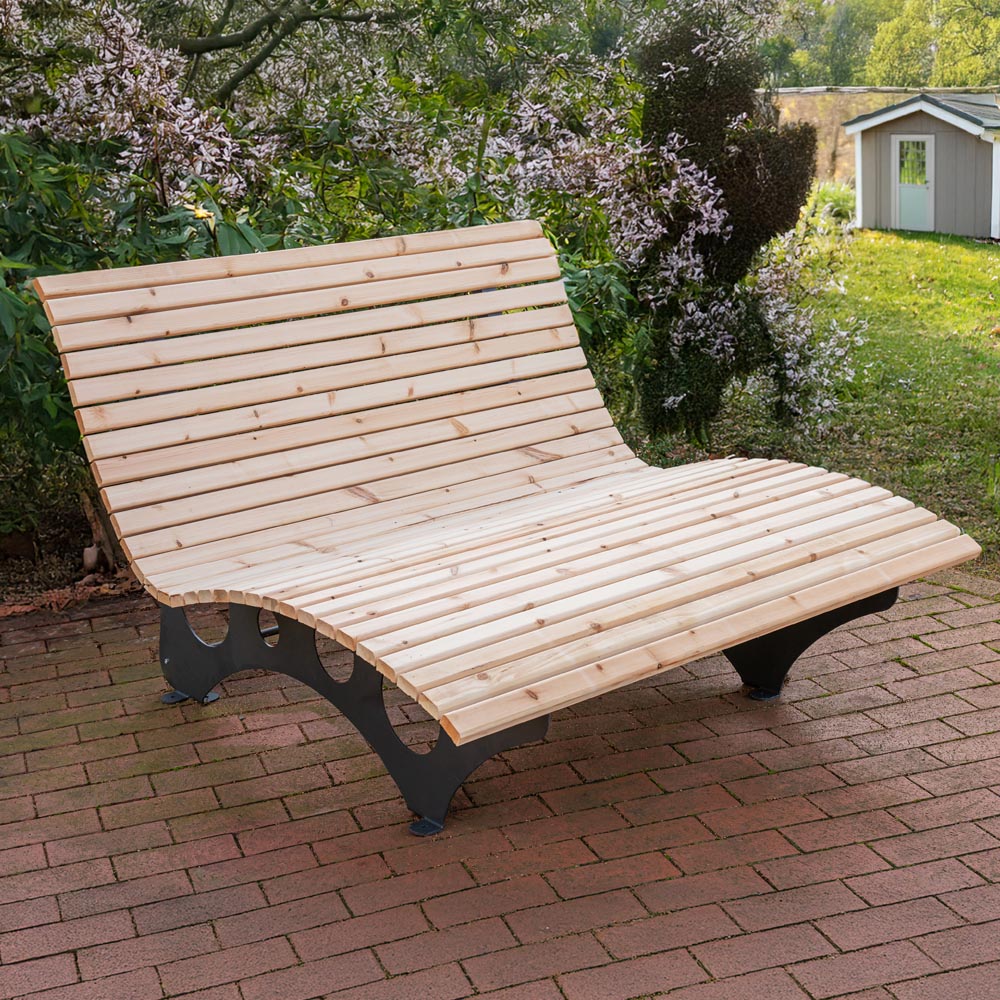 Home Deluxe Wellenholzliege/Waldsofa TAIGA