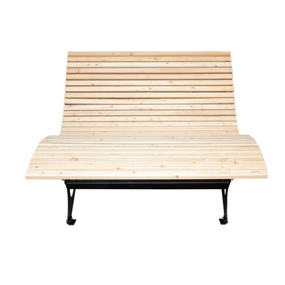 Home Deluxe Wellenholzliege/Waldsofa TAIGA