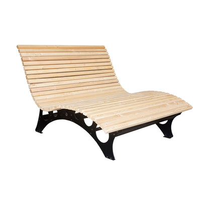 Home Deluxe Wellenholzliege/Waldsofa TAIGA