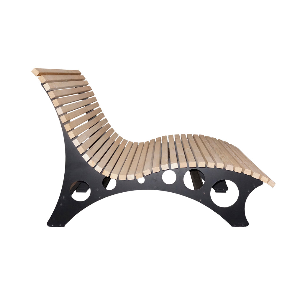 Home Deluxe Wellenholzliege/Waldsofa TAIGA