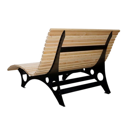 Home Deluxe Wellenholzliege/Waldsofa TAIGA