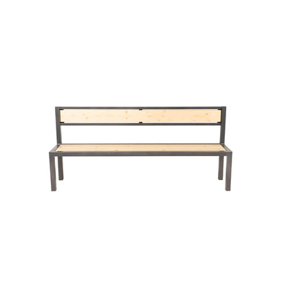 Home Deluxe Sitzgarnitur aus Lärche NAXOS - 200 x 43 cm Made in Germany