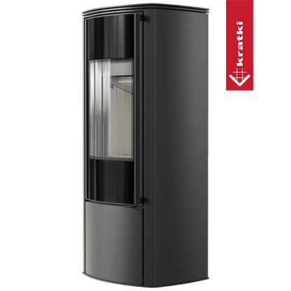 Kratki Freistehender Stahlofen KOZA KRATKI AB KRATKI ENYO R 5,5 kW Ø 100/150