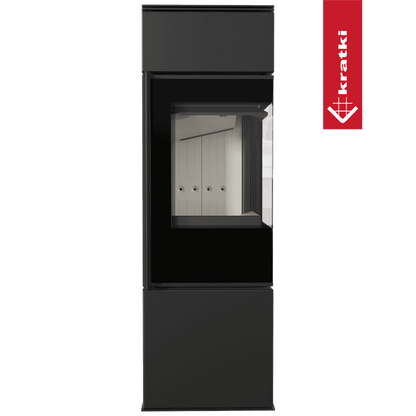Kratki Kaminofen aus Stahl KRATKI REN/S rechts Ø 150 7 kW