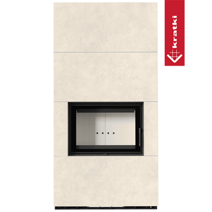 Kratki Kaminbausatz KRATKI FLOKI BOX 8 kW Ø 160 Quarzsinter FOKOS TALCO