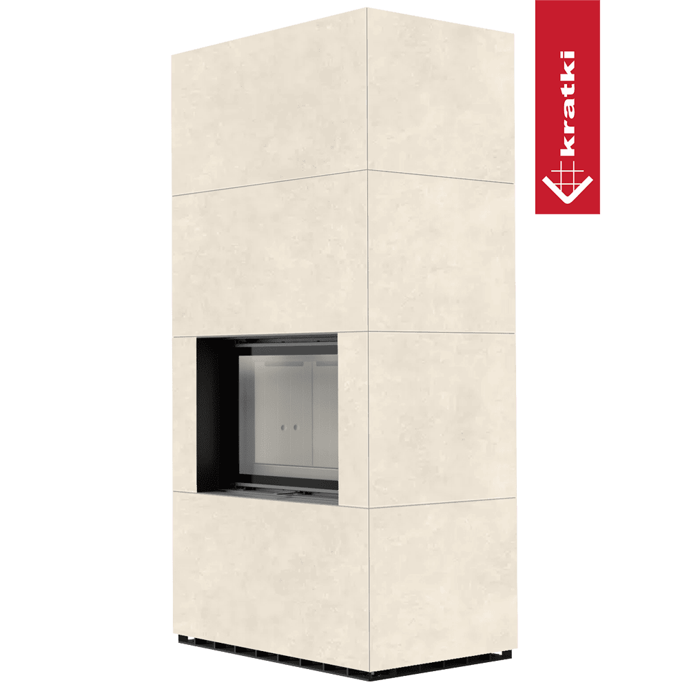 Kratki Kaminbausatz KRATKI FLOKI BOX 8 kW Ø 160 Quarzsinter FOKOS TALCO