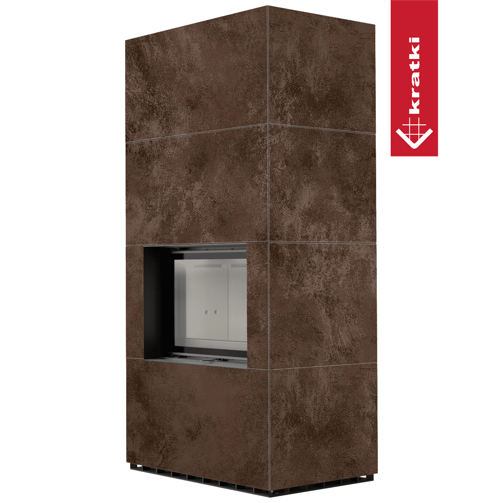 Kratki Kaminbausatz KRATKI FLOKI BOX 8 kW Ø 160 Quarzsinter OXIDE MORO