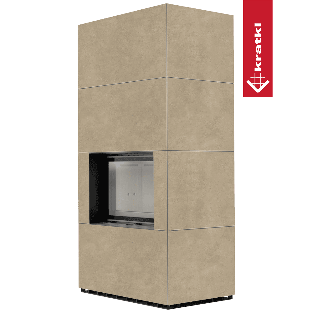 Kratki Kaminbausatz KRATKI FLOKI BOX 8 kW Ø 160 Quarzsinter FOKOS RENA