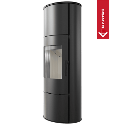 Kratki Kaminofen aus Stahl KRATKI ROLLO Hoch Ø 150 7 kW