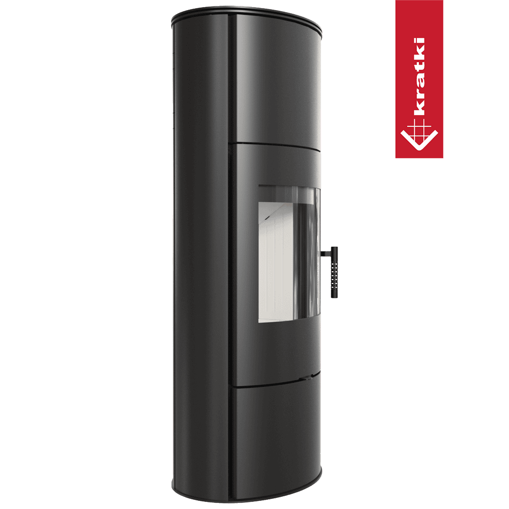 Kratki Kaminofen aus Stahl KRATKI ROLLO Hoch Ø 150 7 kW