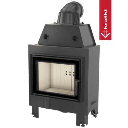 Kratki Kamineinsatz aus Stahl MBM 10 kW Ø 200 Doppelverglassung