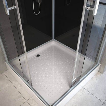 Home Deluxe Duschkabine mit LED-Beleuchtung WAVE S - 90 x 80 cm