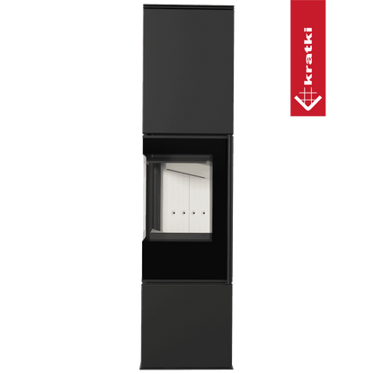 Kratki Kaminofen aus Stahl KRATKI REN/L links Ø 150 7 kW