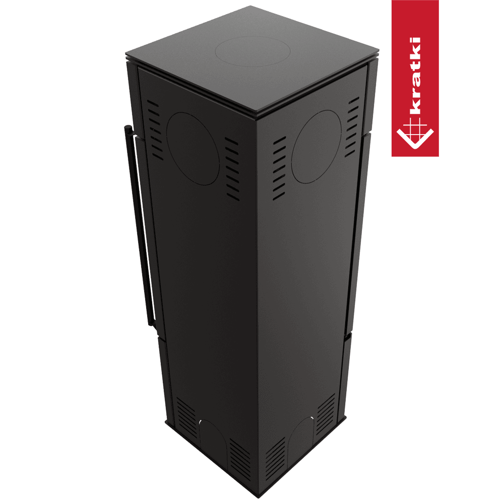 Kratki Kaminofen aus Stahl KRATKI REN/S links Ø 150 7 kW