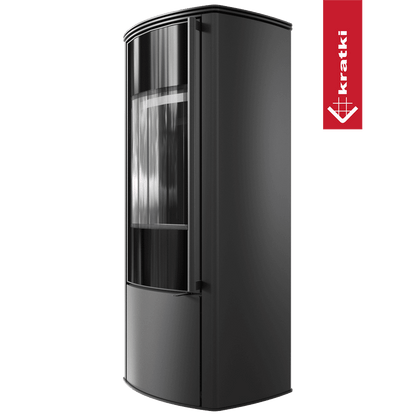 Kratki Freistehender Stahlofen KRATKI AB KRATKI ENYO R 5,5 kW Ø 100/150 schwarz Verkleidung