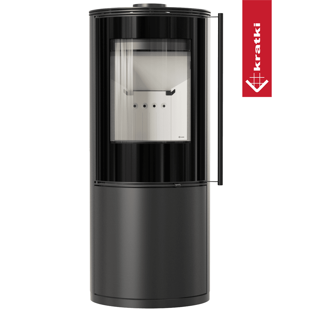 Kratki Kaminofen aus Stahl KRATKI SVEN Ø 150 7 kW