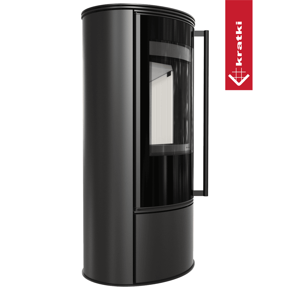 Kratki Kaminofen aus Stahl KRATKI ERIK Ø 150 5,5 kW